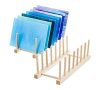 Luwqceu Stained Glass Storage and Organization Rack - Tools and Sheets Holder