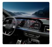 LUWU Compatible with Audi A5 A6 2025 2026 Navigation Screen Protector 11.5 Inch Instruments + 14.5 Inch Schermo di Controllo Centrale HD Tempered Glass Screen Protector 9H Scratch-Resistant A5 A6