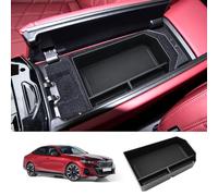 LUWU Compatible with BMW 5 Series G60 i5 2023 2024 2025 Centre Console Armrests Storage Box Glove Box Organiser Car 5 Series G60 i5 Accessories Tuning with Non-Slip Mat