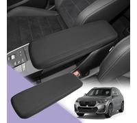 LUWU Compatible with BMW X1 iX1 U11 2022 2023 2024 Central Armrest Cover X1 U11 Car Armrest Pad Waterproof Center Console Pad Car Armrest Seat Box Cover Protector BMW 2024 Accerssories (Black)