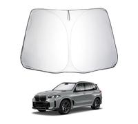 LUWU Compatible with BMW X5 X6 G05 G06 F15 F16 2014-2023 2024 Car Windshield Sunshade Front Window Sun Shade Foldable Cover Visor Sunshades Automotive Ray Protection Block Parasol