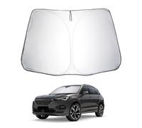 LUWU Compatible with Skoda Karoq Kodiaq 2017-2022 2023 Car Windscreen Sun Shade Windshield Sunshade for Car Inside Car Sunshades Foldable Front Sun Visor Protector Blocks UV Rays