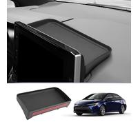 LUWU Dashboard Storage Tray Compatible with 2019-2024 2025 Toyota Corolla / 2022 2023 2024 Corolla Cross Center Console Display Box Hidden Tray Behind Screen 2024 2025 Corolla Accessories