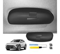 LUWU Sunglass Holder Box for Kia Sportage NQ5/EV6/CEED CEEDX/K3/K5 DL3/Forte 2021-2024 2025 Glasses Storage Case EV6 GT/GT Line Sunglasses Organiser for Overhead Grab Handle Accessories (Dark Grey)