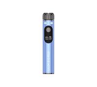 Lux 2.0 Plus Dab Pen 510 Threaded Battery, Puff Counter, Alloy Body Design, 650mAh Battery, Variable Voltage Settings, Pre-Heat Setting, USB-C - Blue (No Nicotine)