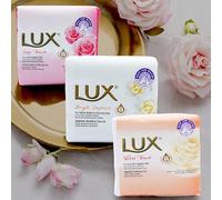 Lux 3-Pack Bundle: Lux Bright Impress (3x80g), Lux Velvet Touch (3x80g), Lux Soft Touch (3x80g) - Total 9 Bars for Radiant, Smooth, and Fragrant Skin