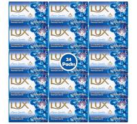 LUX Aqua Sparkle Soap Bar 80g Pack of 24 - Refreshing Fragrance with Floral Notes - Gentle on Skin - Long Lasting Luxury Bath Soap for Daily Use - Bulk Buy Family Pack