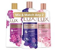 Lux Body Wash Mix & Match Any 2 500ml Each - Magical Orchid, Soft Rose & Charming Peony - Luxurious Scented Shower Gel, Moisturising, Long Lasting Freshness