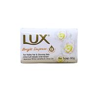 Lux Bright Impress Soap Bar 80g (Pack of 12) with Japanese White Camellia and Citrus Oil