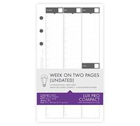 LUX COMPACT - Week on two pages (undated)