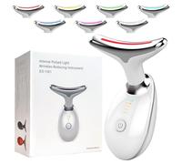 Lux Cove 7-in-1 LED Facial Sculptor, 2025 New Face Massager, 7 Color Neck Face Massage Tool, 3 Modes 45°c Magnetic Thermal Therapy, Neck Lifting, Face Toning Firming, Suitable for Everyone