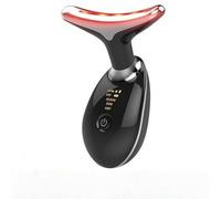 Lux Cove 7-in-1 LED Neck Massager, Lifting Device for Face & Neck Care (Black)