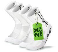 Lux Dual Grip Socks - Football Grip Socks for Men and Women. GripArray™ Engineered Performance & Comfort - Anti Slip Socks for Football