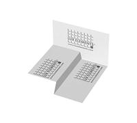 LUX ELEMENTS LDRYZ2105.L Dry-DBIE LINE L, Inner Corner Left for one-Sided Gradient, White