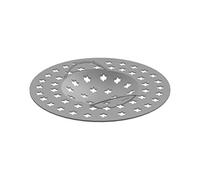 LUX ELEMENTS TUB-BAZ HS Hair Strainer Shower Drain for Shower Floors with Point Drainage I Protects Against Pipe Clogging I Easy to Clean I Retrofit
