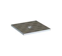 LUX ELEMENTS TUB-MQ 900 LTUBE10101 Sealed Shower Floor, Ready to Tile, Grey, 90 x 90 cm