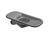 LUX ELEMENTS Waterless Odour Trap Shower Tub-Line BAZ Stop I Grey Multistop Odour, Foam & Vermin Barrier I Retrofit & Easy to Clean