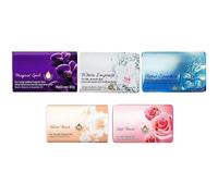 Lux Family Pack Soap Bar Bundle, 5 Pack Variety - Soft Touch, Magical Spell, Bright Impress, Aqua Sparkle, Velvet Touch, 80g Each