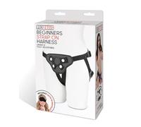 Lux Fetish Beginners Strap-On Harness, One Size, Black