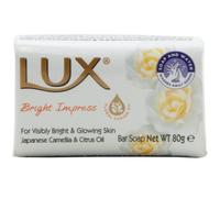 Lux Hand Soap Bar Bright Impress 1 X 80g Japanese Camellia & Lemon Oil