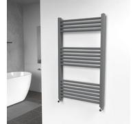 Lux Heat Anthracite Grey Ladder Towel Radiator 1000mm (H) X 600mm (W)