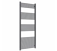 Lux Heat Anthracite Grey Ladder Towel Radiator 1600mm (H) X 600mm (W)