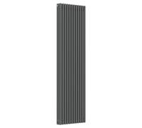 Lux Heat Anthracite Grey Vertical 3 Column Traditional Radiator 1800mm (H) X 560mm (W)