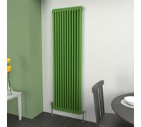 Lux Heat Apple Green Vertical 2 Column Traditional Radiator 1800mm (H) X 560mm (W)