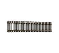 Lux Heat Bare Metal Lacquer Horizontal 4 Column Traditional Radiator 300mm (H) x 1370mm (W)
