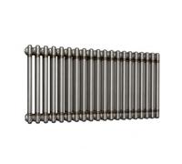 Lux Heat Bare Metal Lacquer Horizontal 4 Column Traditional Radiator 600mm (H) x 1190mm (W)