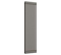 Lux Heat Bare Metal Lacquer Vertical 3 Column Traditional Radiator 1800mm (H) X 560mm (W)