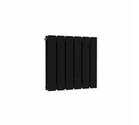 Lux Heat Black Flat Horizontal Double Panel Designer Radiator 400mm (H) x 420mm (W)