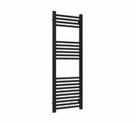 Lux Heat Black Ladder Towel Radiator 1200mm (H) X 400mm (W)
