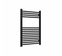 Lux Heat Black Ladder Towel Radiator 800mm (H) X 500mm (W)