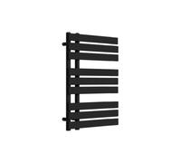 Lux Heat Black Open-Flat Designer Towel Radiator 800mm (H) X 600mm (W)