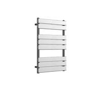 Lux Heat Chrome Flat Designer Towel Radiator 800mm (H) X 600mm (W)
