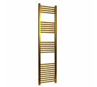 Lux Heat Coloured Towel Radiator - Polished Brass - 1600mm X 400mm