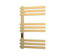 Lux Heat Dry Electric Smart Wifi Stainless Steel Towel Radiator - Brushed Brass - 800 X 500 mm