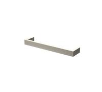 Lux Heat Dry Electric Stainless Steel Towel Bar Radiator - Brushed Nickel - 450 mm