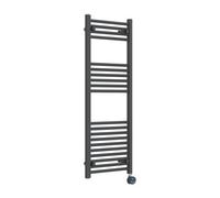 Lux Heat Electric Anthracite Grey Ladder Towel Radiator 1200mm (H) X 500mm (W)