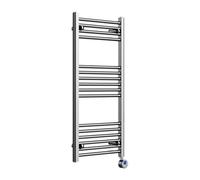 Lux Heat Electric Chrome Ladder Towel Radiator 1000mm (H) X 500mm (W)