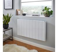 Lux Heat Electric Smart Wifi Aluminium Horizontal Radiator - White - 500 mm X 907 mm