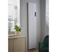 Lux Heat Electric Smart Wifi Aluminium Vertical Radiator- White - 1600 mm X 362 mm