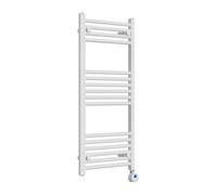 Lux Heat Electric White Ladder Towel Radiator 1000mm (H) x 500mm (W)