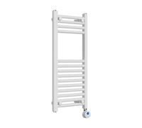 Lux Heat Electric White Ladder Towel Radiator 800mm (H) X 400mm (W)