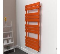 Lux Heat Flat Coloured Towel Radiator Ftow-1200-500So Sunburst Orange 1200mm X 500mm