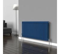 Lux Heat Galaxy Blue Horizontal 3 Column Traditional Radiator 600mm (H) X 1190mm (W)