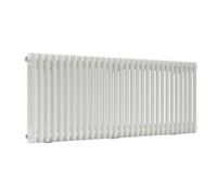 Lux Heat White Horizontal 2 Column Traditional Radiator 500mm (H) x 1370mm (W)