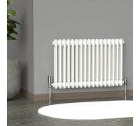 Lux Heat White Horizontal 2 Column Traditional Radiator 500mm (H) x 785mm (W)