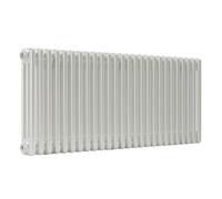 Lux Heat White Horizontal 3 Column Traditional Radiator 500mm (H) x 1190mm (W)